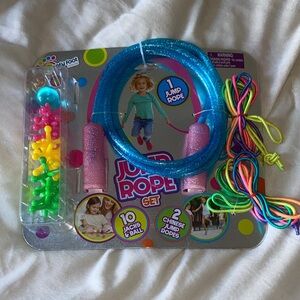 Colorful Jump Rope and Jacks Set
